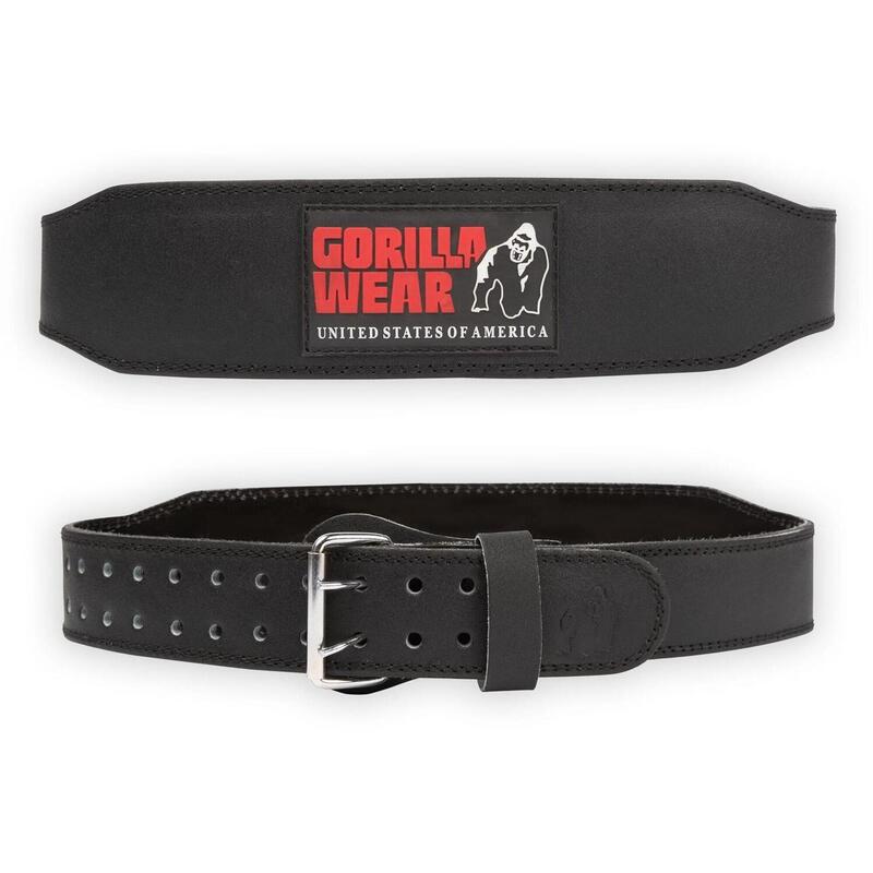 Pas do podnoszenia ciężarów Gorilla Wear 4 Inch Padded Leather Lifting Belt