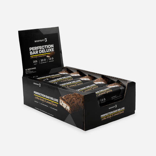 BODY&FIT Perfection Bar Deluxe - Cookie Dough & Caramel - 825 gram (15 repen)