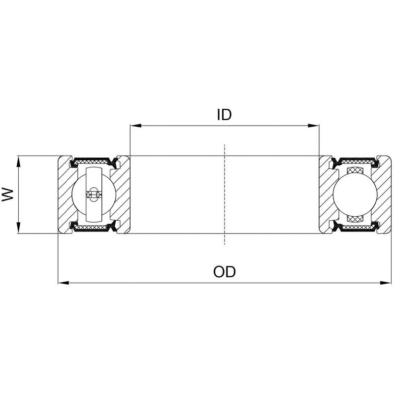 Marwi Kogellager CB-060 6700 2RS 10x15x4 (1st)