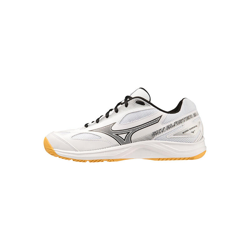 Sky Blaster 3 Men's Badminton Shoes - White x Silver