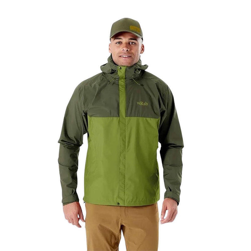 Men's Every-Activity Downpour Eco Jacket - Army x Green