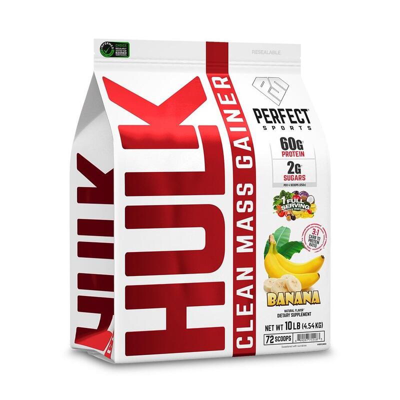 Hulk 增重粉 (低乳糖) 10磅 - 香蕉味