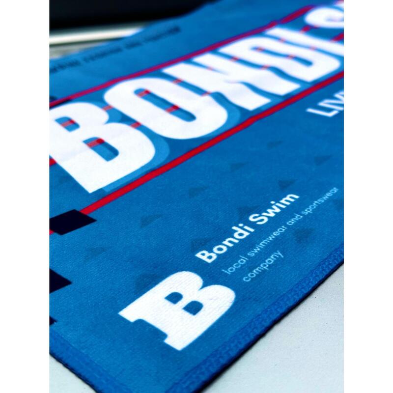 Bondi Double-Sided Quick-Dry Towel (Small) - Bondi Blue