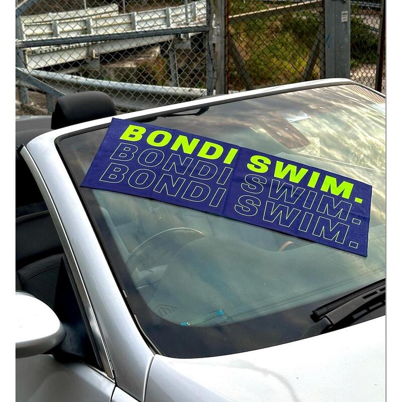 Bondi 雙面設計快乾毛巾 (細) - Bondi藍