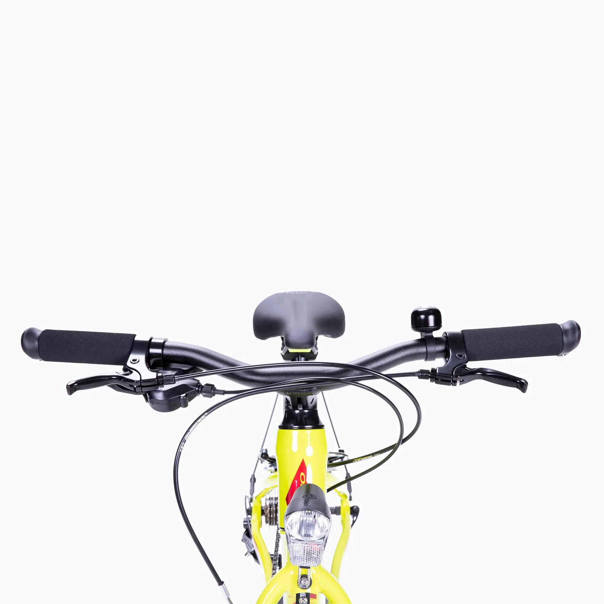Bicicleta copii MX 24 Park - galben fluo-rosu 4/5