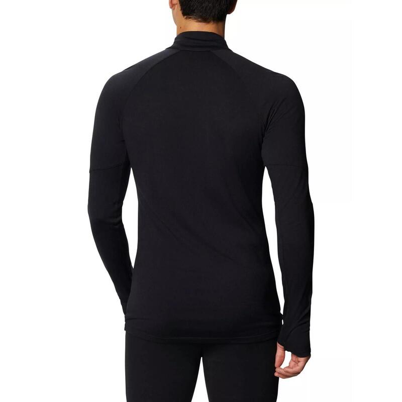 Diamond Peak 1/2 Zip férfi aláöltöző felső - fekete