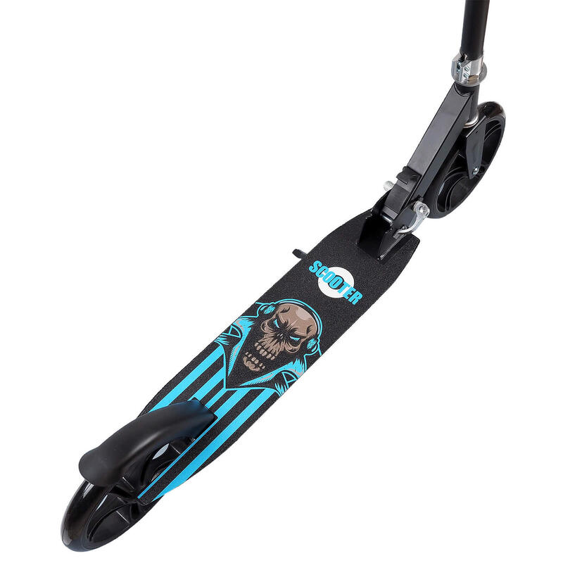 Trotineta pliabila Skull Rider, neagra