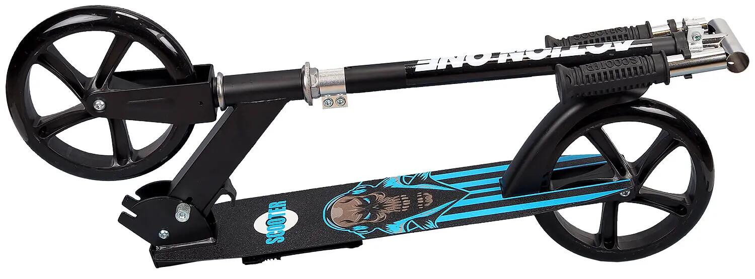 SKULL RIDER összecsukható roller, fekete 5/7