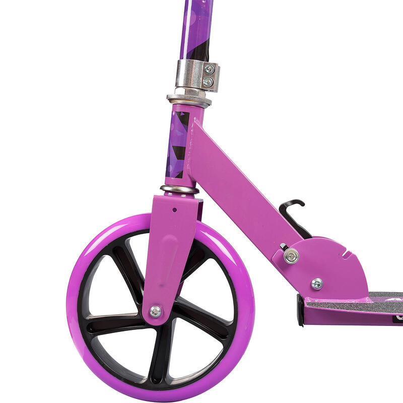 Nitro Purple összecsukható roller kitámasztóval, 200 mm-es kerekek, lila