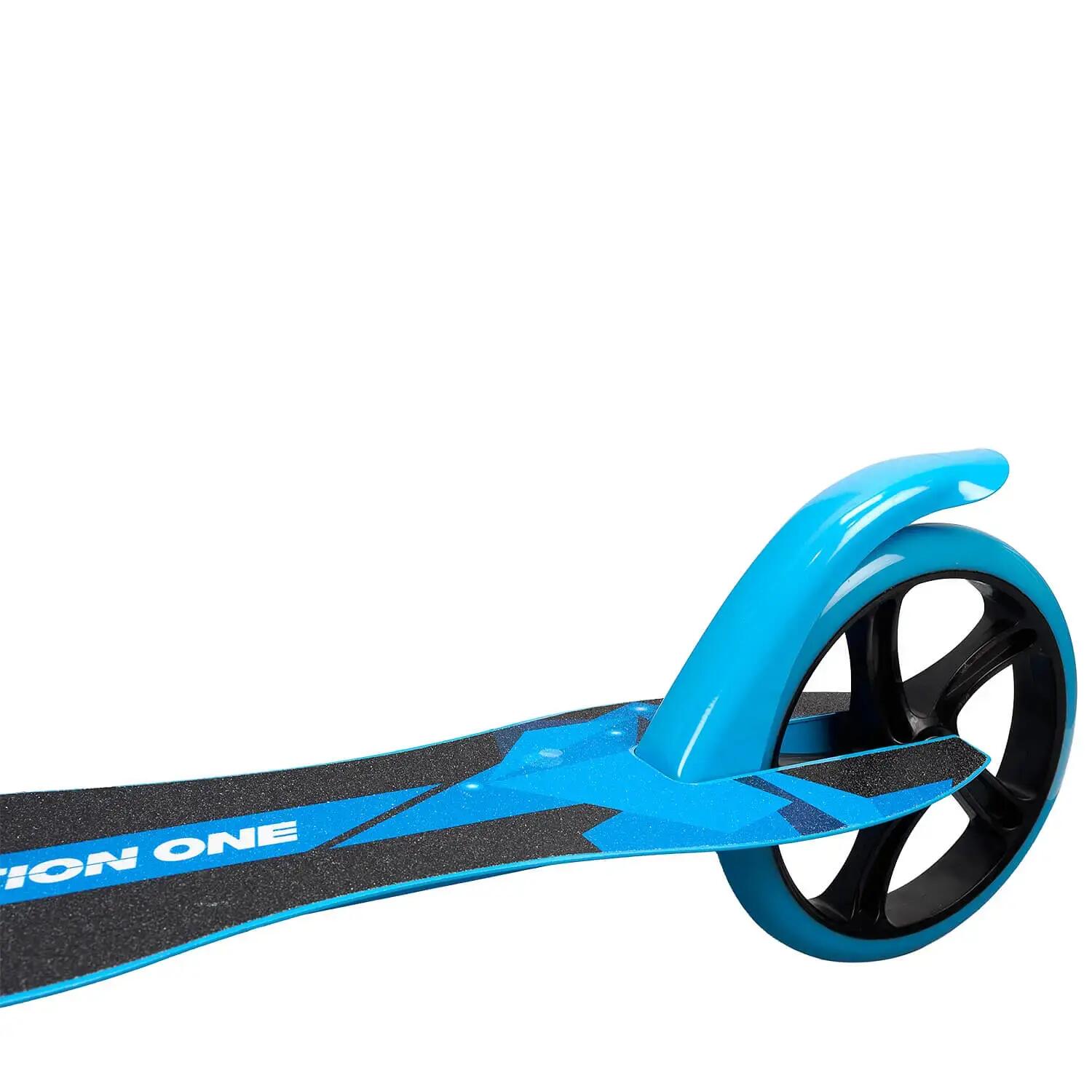Nitro Blue összecsukható roller kitámasztóval, 200 mm-es kerekek, kék 7/7