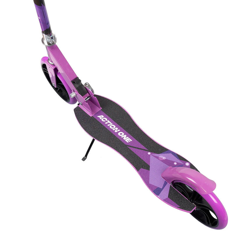 Nitro Purple összecsukható roller kitámasztóval, 200 mm-es kerekek, lila