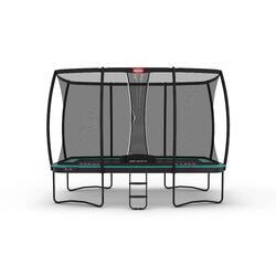 BERG Ultim Champion Trampoline Regular 410 Groen + Veiligheidsnet DLX XL