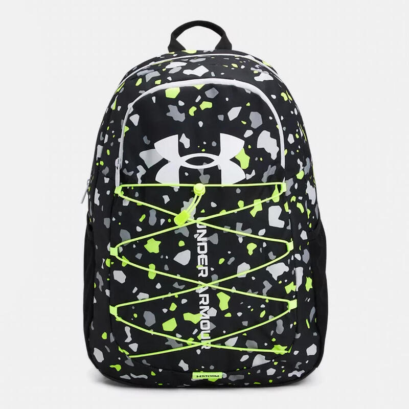 Sac À Dos 26l Ua Hustle Noir Et Vert Under Armour