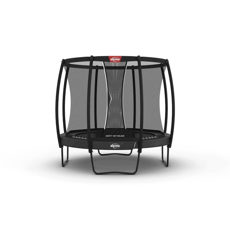 BERG Champion Regular Trampoline 270 Gris + Safety Net Deluxe