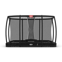 BERG Ultim Champion Trampoline InGround 330 Zwart + Veiligheidsnet Deluxe