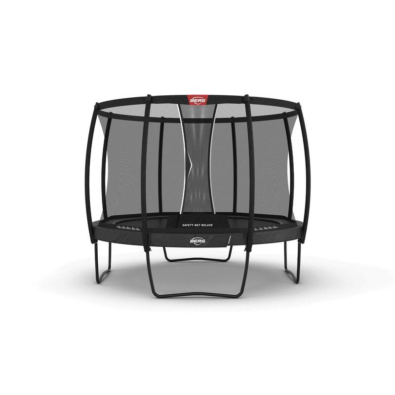 BERG Champion Regular Trampoline 330 Gris + Safety Net Deluxe