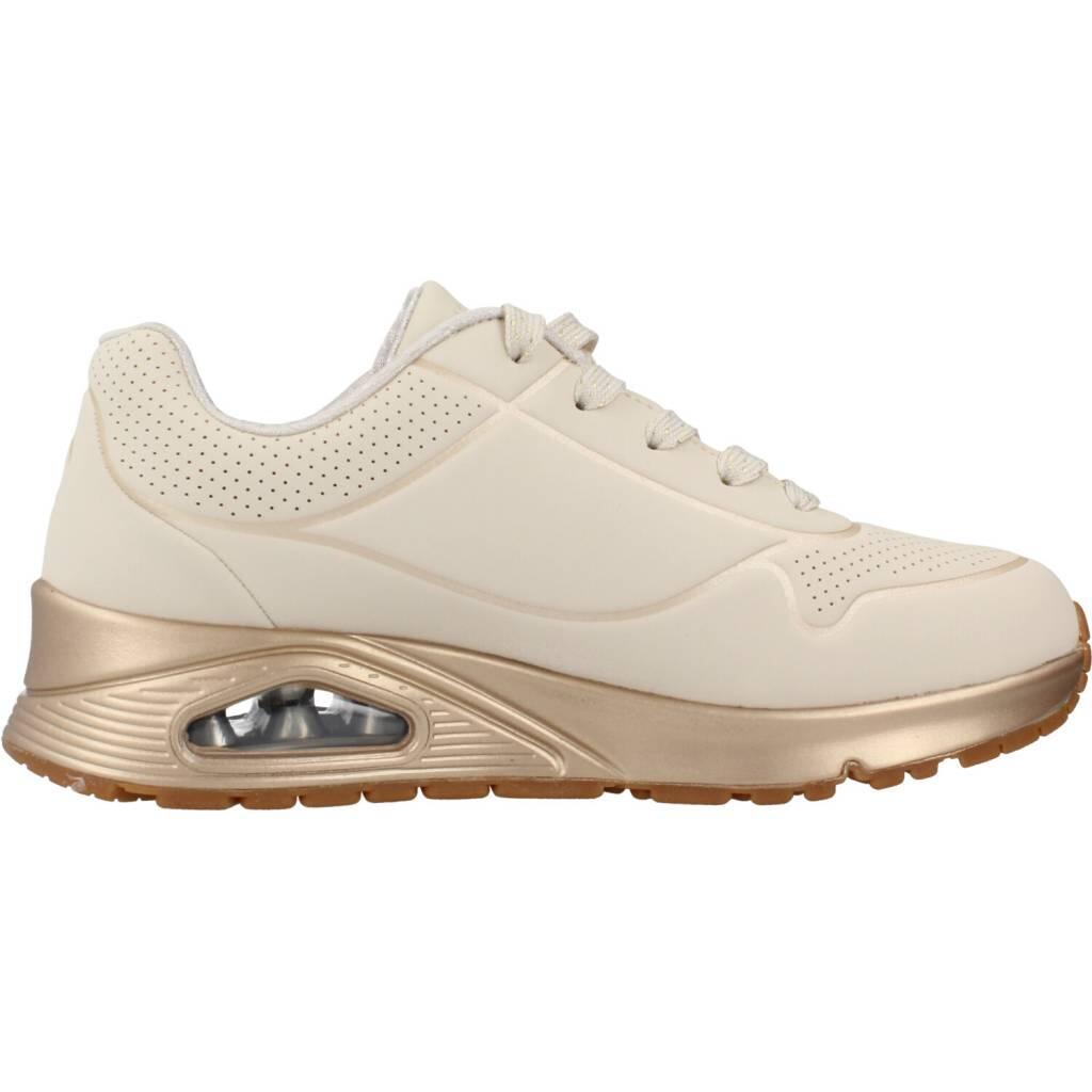 Baskets Skechers Modèle Uno Gen1 Couleur Beige 4/5