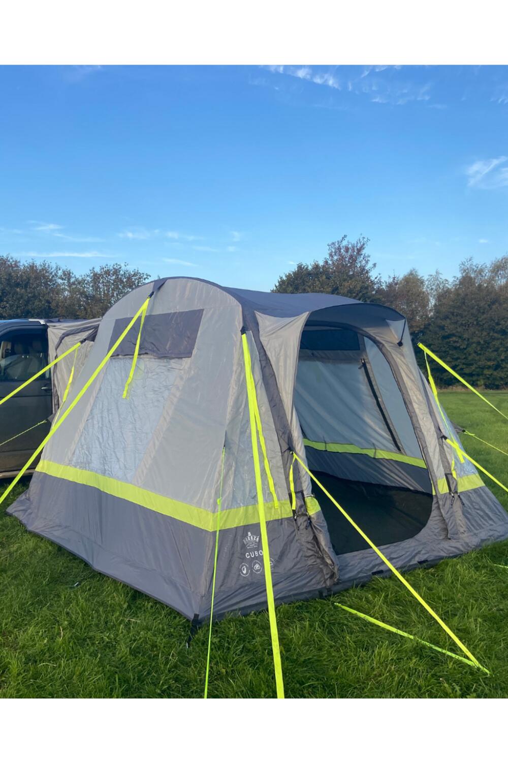 OLPRO Cubo Breeze v2 Campervan Awning -Lime & Grey 2/5