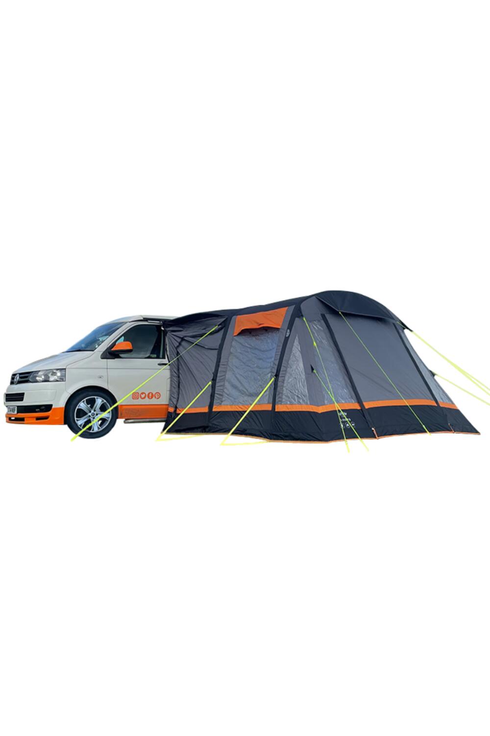 OLPRO OLPRO Loopo Breeze v2 Inflatable Campervan Awning - Charcoal & Orange
