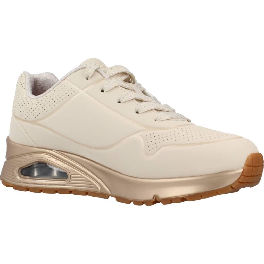 Baskets Skechers Modèle Uno Gen1 Couleur Beige 5/5