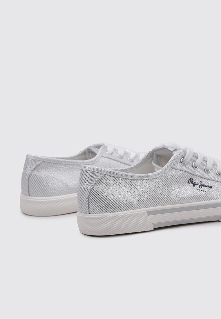 Sneakers Deportivas Mujer Pepe Jeans BRADY PARTY W Argenté 4/7