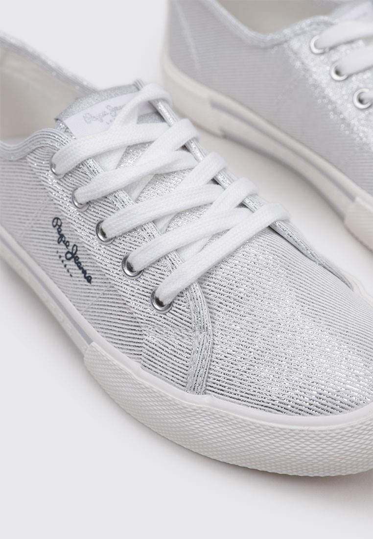 Sneakers Deportivas Mujer Pepe Jeans BRADY PARTY W Argenté 3/7