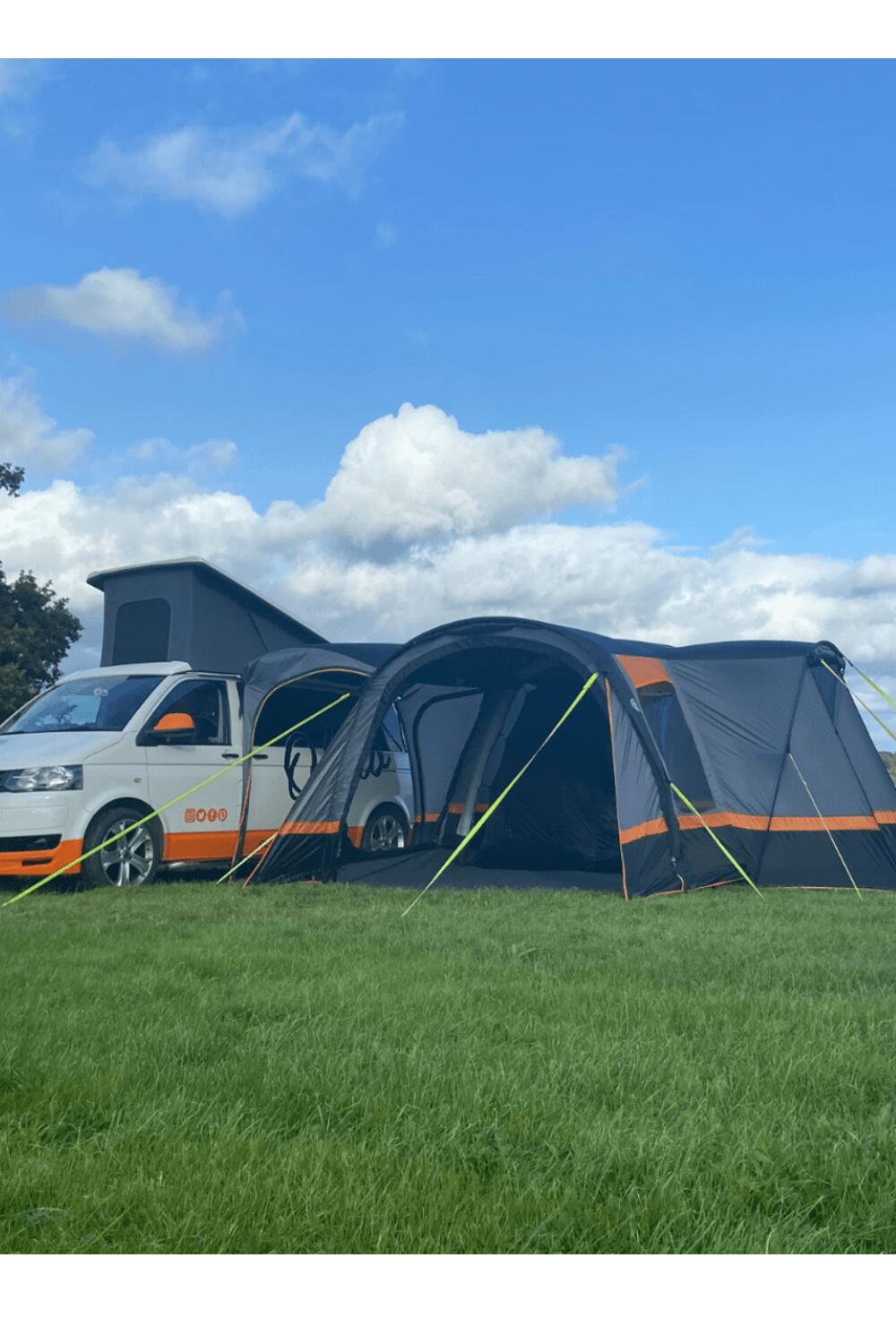 OLPRO Cocoon Breeze v2 Campervan Awning (Charcoal/Orange) 2/7