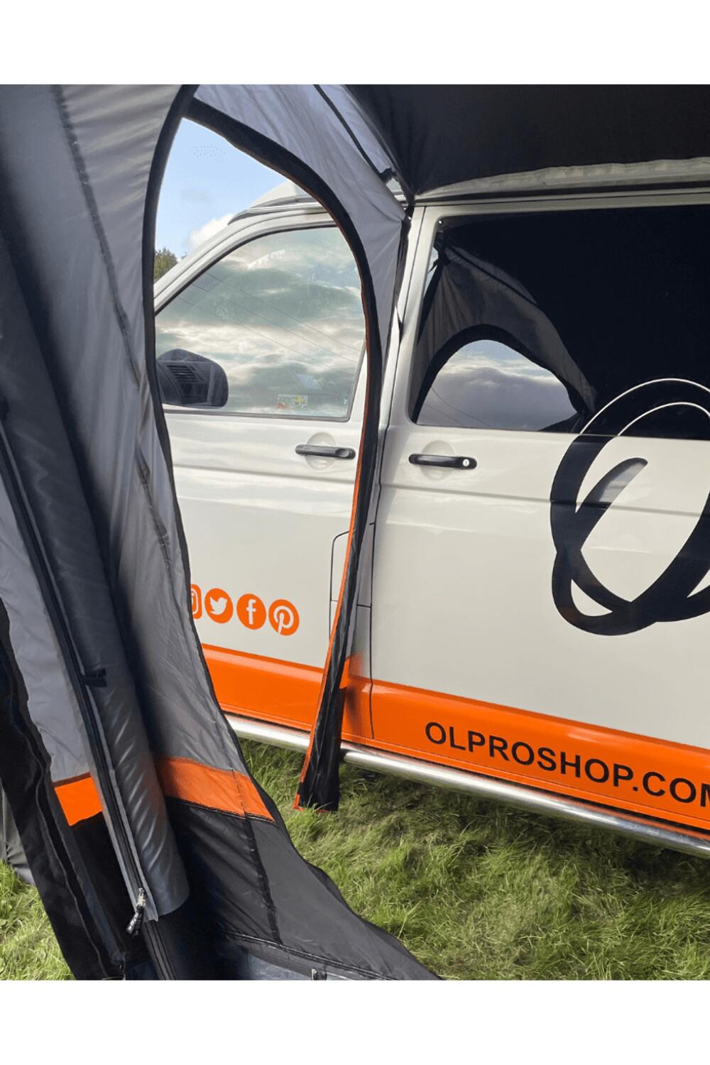 OLPRO Cocoon Breeze v2 Campervan Awning (Charcoal/Orange) 4/7