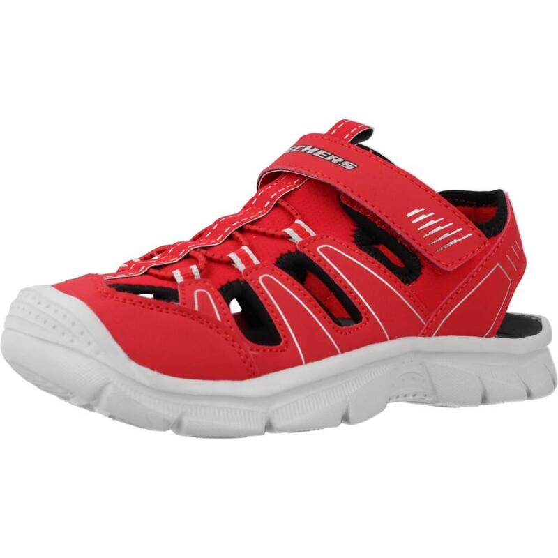 Sandalias Niño Skechers Relix Rojo