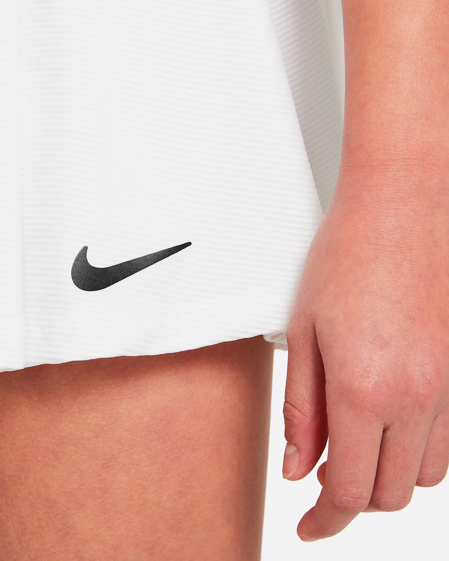 Nike Court Dri FIT Victory Tennisrok Meisjes Wit NIKE Decathlon