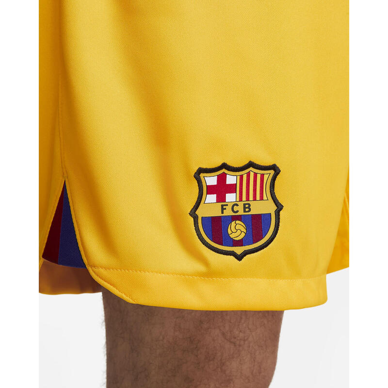 Nike FC Barcelona 2023/24 4th Sportbroek Heren Geel