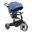 QPlay Dreirad Prime 4-in-1 driewieler Junior Blau/Schwarz