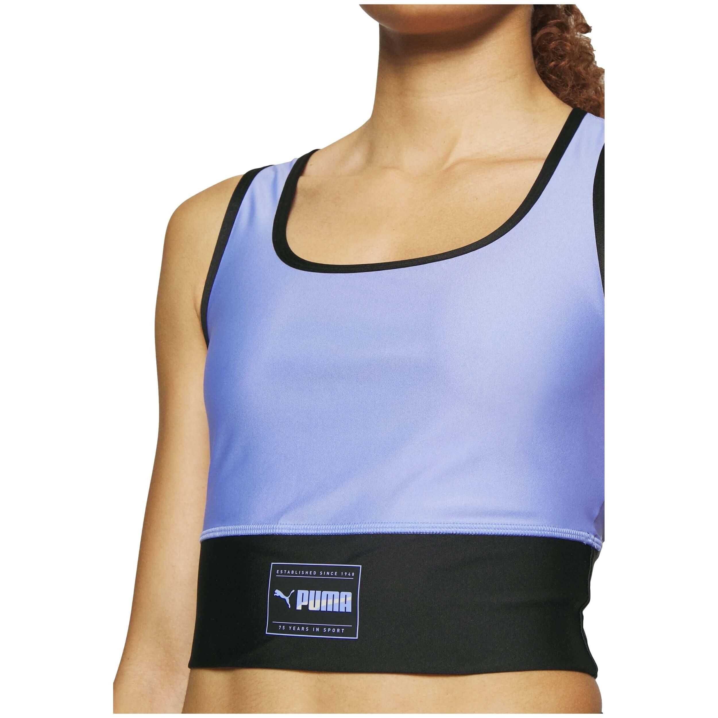 Top da donna Puma Fit skimmer blu 5/5