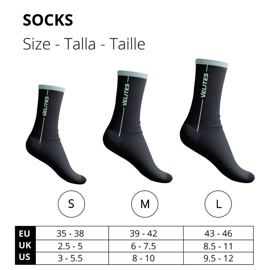 Minzgrüne Socken S Velites 6/7
