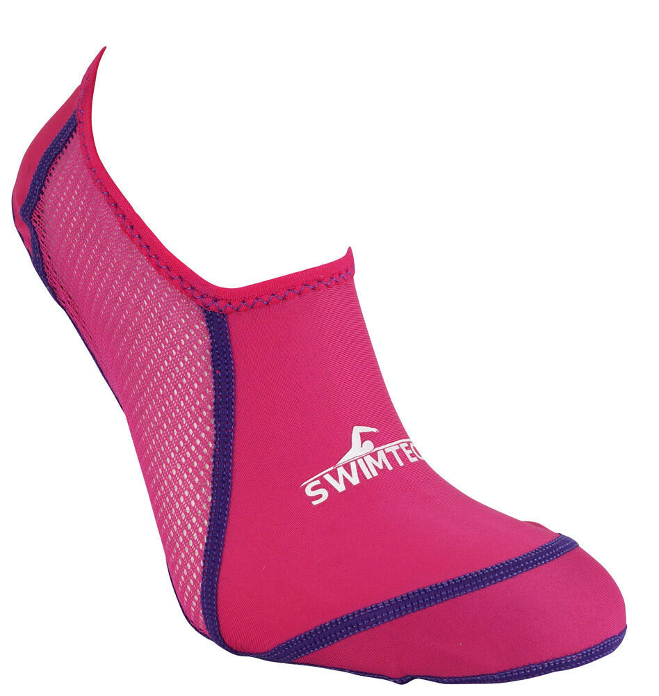 SwimTech Chaussettes de natation enfant rose 1/3