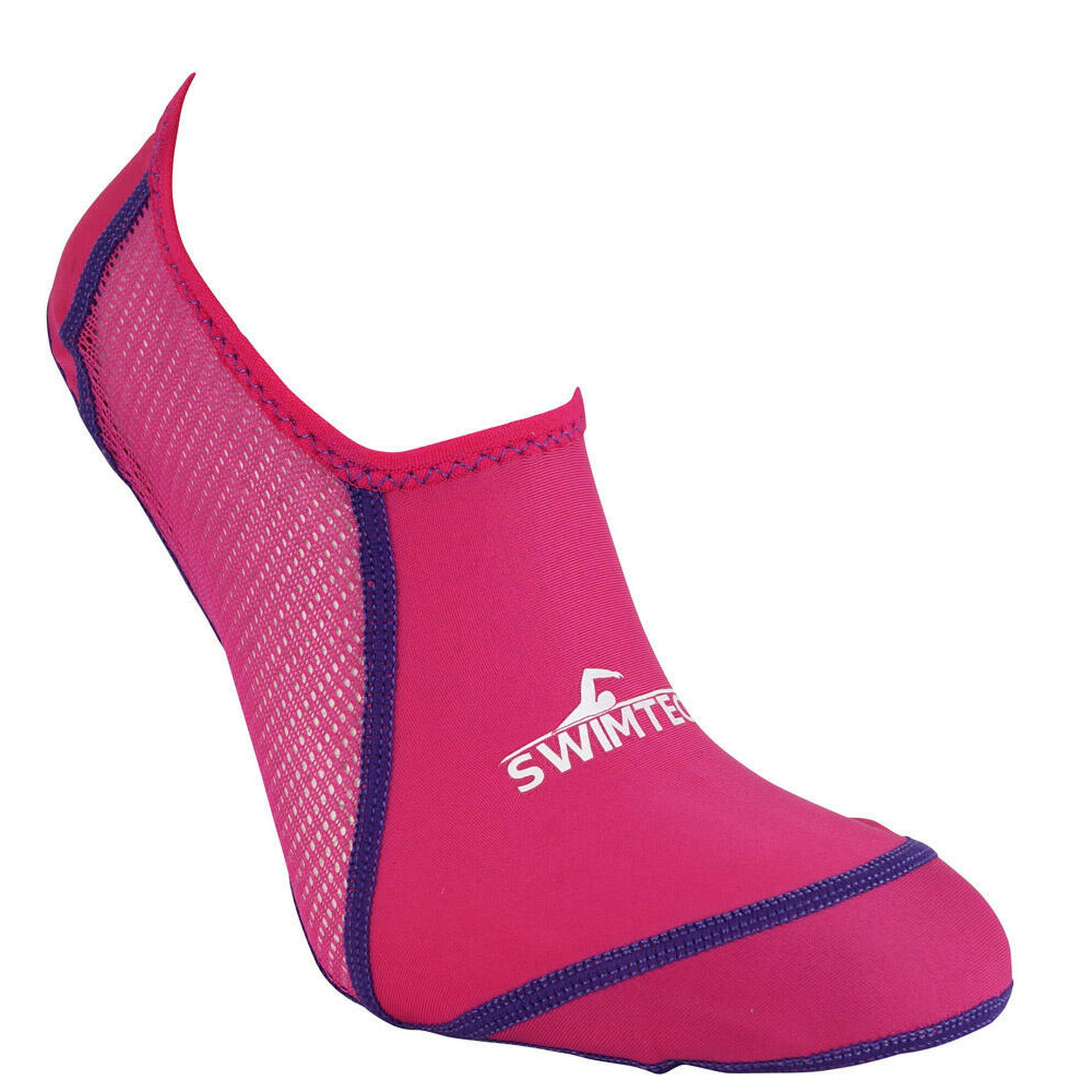 Swimtech - Swimtech Chaussettes De Natation Enfant Rose - Aquashoes - Rose - 28/31 - Decathlon