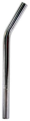 Vwp zadelpen gebogen bmx 25.4 x 360 mm staal zilver