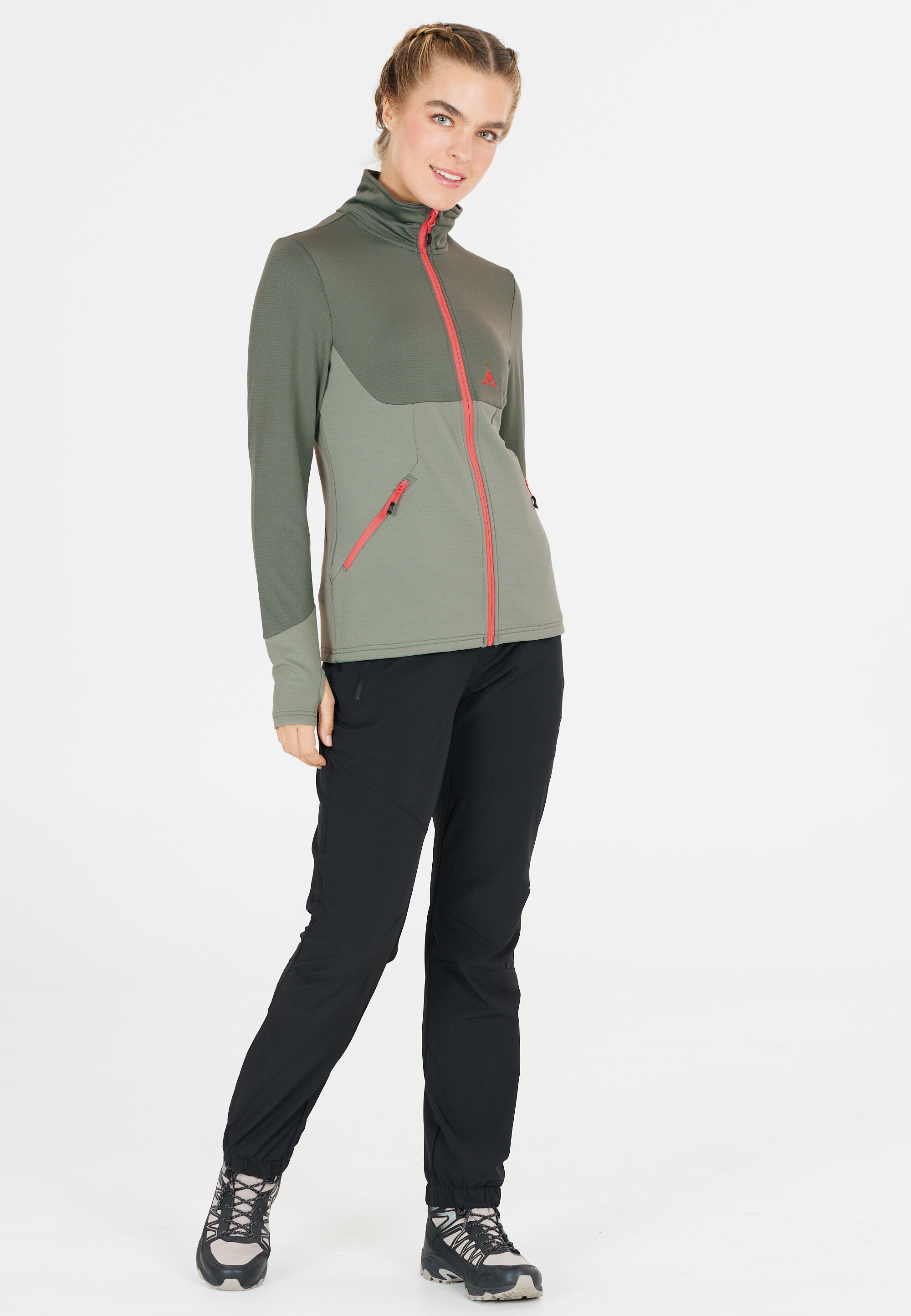 Polar con cremallera para mujer Whistler Cloudmont 3/5