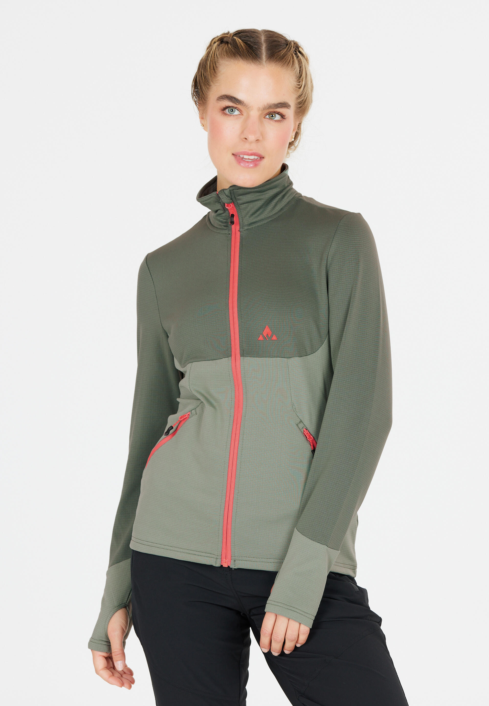 Polar con cremallera para mujer Whistler Cloudmont 4/5