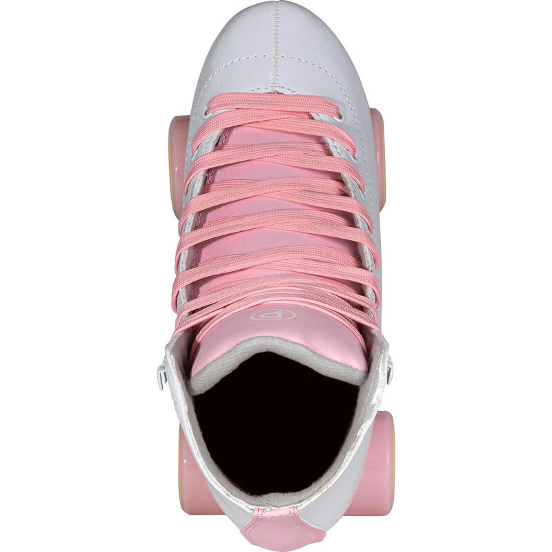 Playlife Classic patins à roulettes ajustables junior blanc/rose
