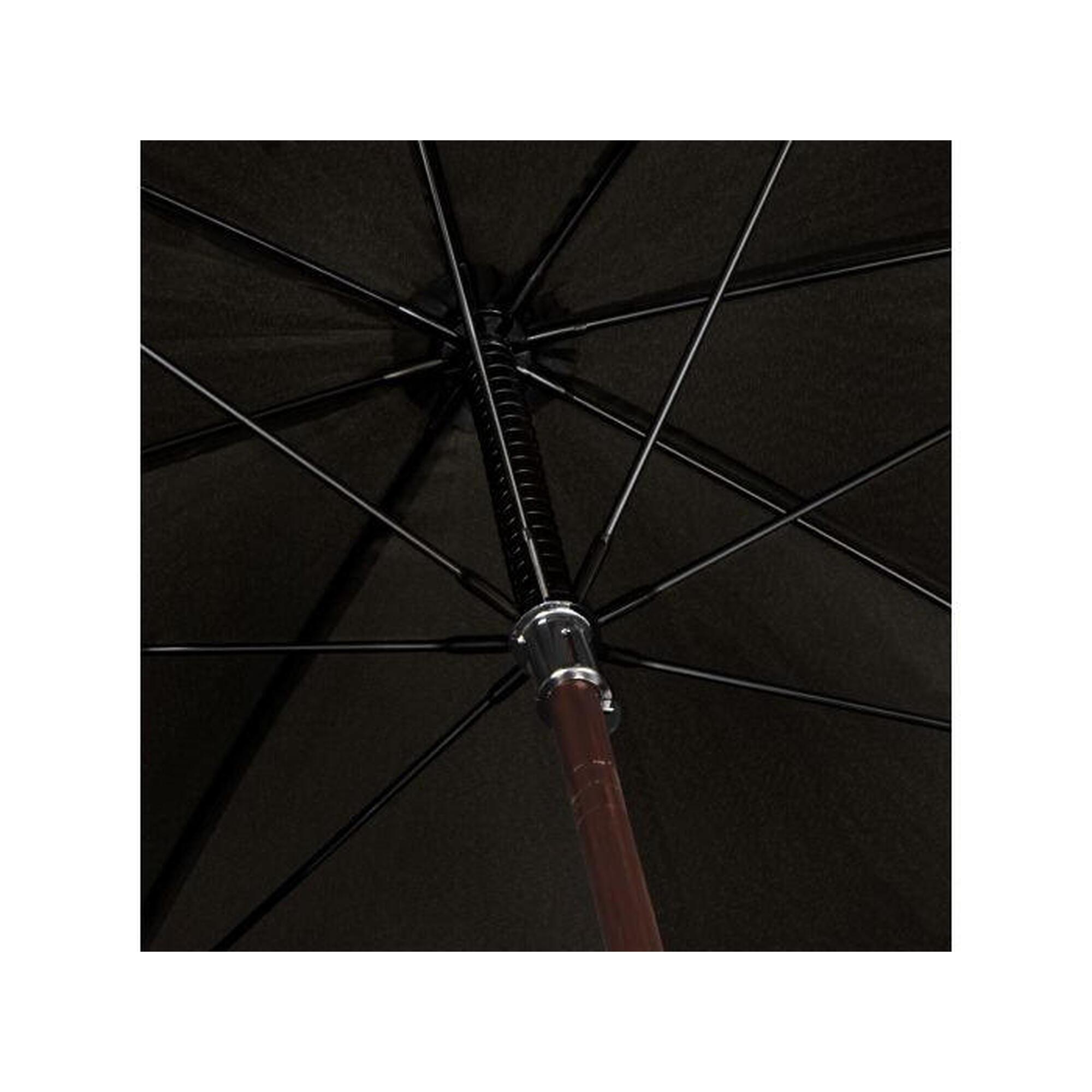 Falcone Golfparaplu met Handopening Ø 130 cm Zwart