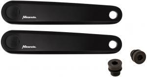 Set de manivelles en aluminium pour E-bike 170 mm noir 2/2