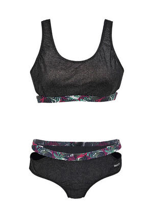 Beco Bikini Regular Fit Cross Top Noir/Rose Taille 40