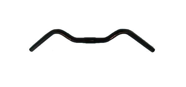 Lenker Citybike 22.2 / 600 / 25.4 mm Stahl schwarz
