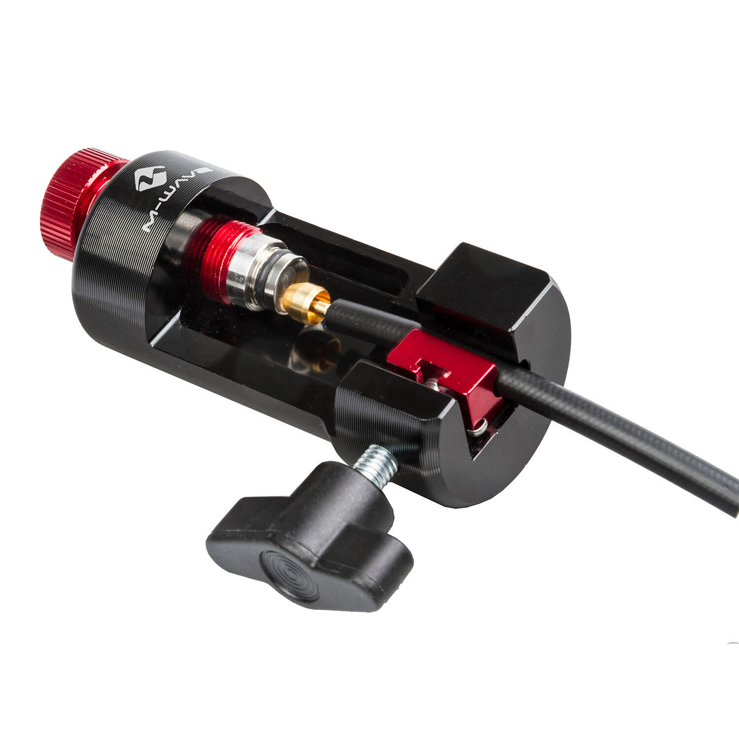 M-Wave persfitting-systeem voor hydraulische remleidingen, zwart/rood. 5/6