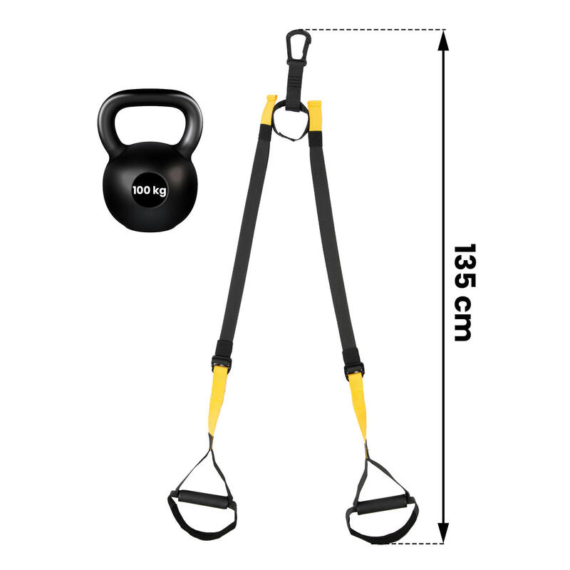 Elastici allenamento Pasy Treningowe Trx, Giallo