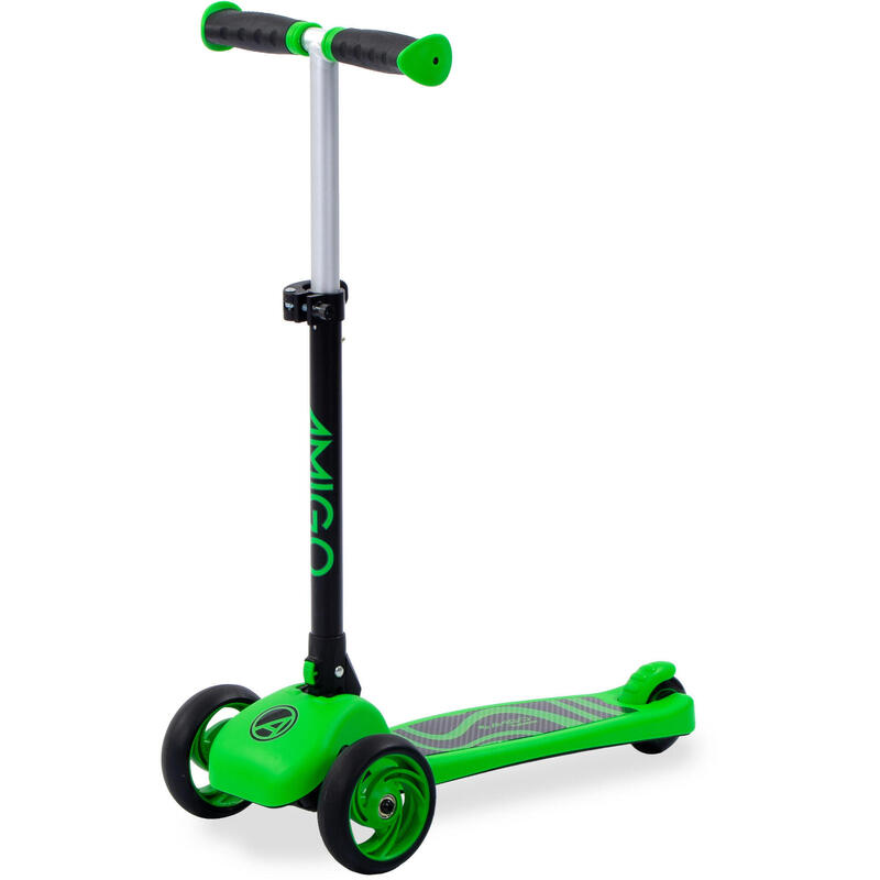 AMIGO Twister trottinette pliable à 3 roues pour enfants avec frein à pied