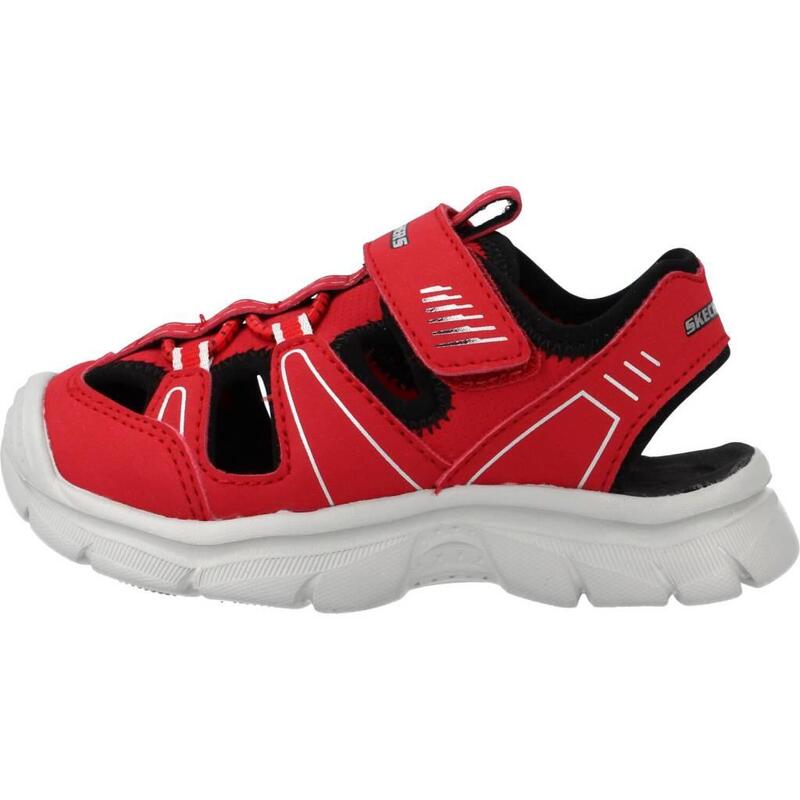 Sandalias Niño Skechers Relix Rojo