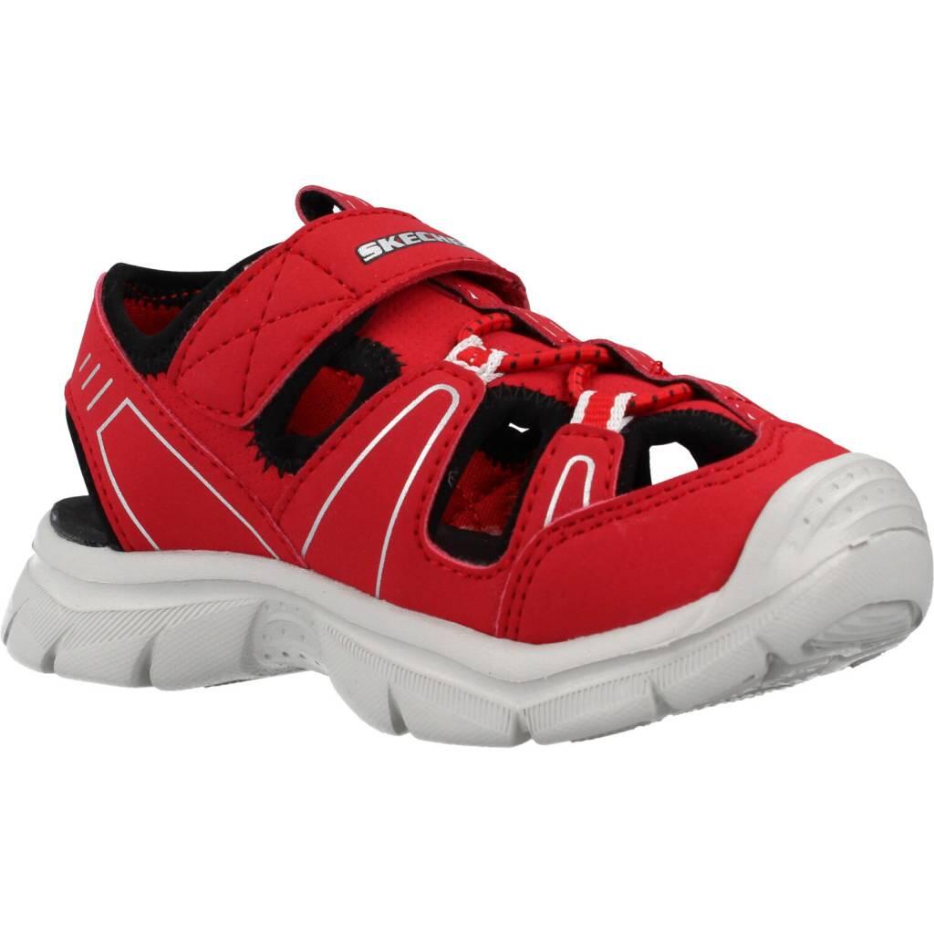 Sandalias Niño Skechers Relix Rojo 5/5