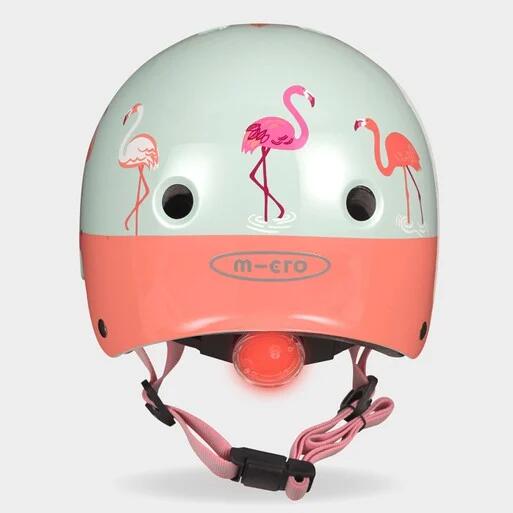 Micro Children's Deluxe Helmet: Flamingo 2/7